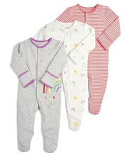 Load image into Gallery viewer, 3pcs Set Baby Romper Newborn Sleep suit Flower Baby Rompers Infant Baby Clothes Long Sleeve Newborn Jumpsuits Pajamas for Kids