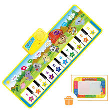 Load image into Gallery viewer, Electronic Musical Mat Carpets Keyboard Baby Piano Play Mat Toy Musical Instrument Music Toys Educational Toys Fro Kids