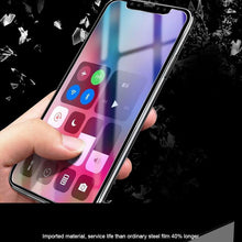 Load image into Gallery viewer, 10D Curved Edge Aluminum Alloy Tempered Glass for iPhone X XS MAX 11 12 Pro Max mini 6 6S 7 8 Plus Full Cover Screen Protector Titanium Alloy Metal Edge Full Coverage Front Tempered Glass Screen Protector for iPhone