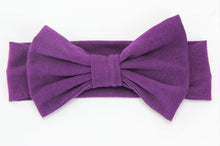 Load image into Gallery viewer, Headband Knitted Cotton Children Girls Elastic Bow Hair Bands Turban for girl Headbands