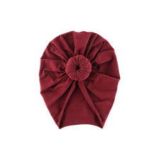 Load image into Gallery viewer, Infant Baby Headbands Solid Cotton Knot Turban Headband For Girls Beanie Hat Headwear For Girls