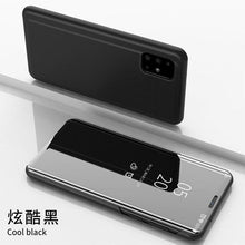 Load image into Gallery viewer, Smart Flip Phone Case For iPhone X XR XS 5 5S SE 7 8 6 6S Plus 11 12 13 Mini Pro Max 2020 Mirror Window Standing Holder Cover Mirror Screen Smart Plating Case 360 Full Body Ultra Thin Intelligent Protective Case