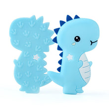 Load image into Gallery viewer, Dinosaur Baby Teether Animal Silicone Beads Chew Charms Food Grade Silicone Teether Bead Toy Gift For Baby and Kids