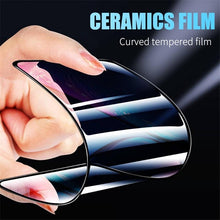 Load image into Gallery viewer, 3Pcs Ceramic Protective Glass For iPhone 14 13 12 11 Pro XR XS Max X 8 7 6 Plus Soft Glass Screen Protector For SE2022 PMMA Film 9H-Hardness, Anti-Scratch No Bubbles Screen Protector