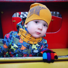 Load image into Gallery viewer, Winter Autumn Baby Hat Scarf Set Newborn Baby Bonnet Soft Cotton Warm Cap Kids Children With Scarf