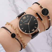 Load image into Gallery viewer, Top Style FLuxury High Fashion Women's Luxury Leather Band Analog Quartz Wrist Watch Ladies Watch For Women and Girls