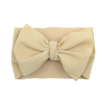 Load image into Gallery viewer, Baby Girls Headband Toddler Big Bow Hairband Cute Solid Stretch Turban For Baby Girls