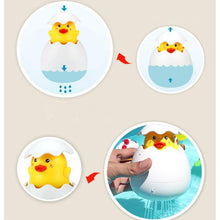 Load image into Gallery viewer, Modern Cartoon Duck Baby Water Toys Bath Toys Children Bathroom Sprinkler Toys Penguin Clockwork For Kids