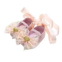 Load image into Gallery viewer, Cute Baby Dance Shoes Toddler Shoes Bow Tie Baby Princess Shoes Dance Shoe Newborn First Walkers 0-18M