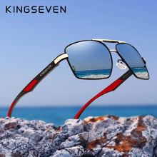 Load image into Gallery viewer, Luxury High Quality Modern Aluminum Men's Sunglasses Polarized Lens Brand Design Temples Sun glasses Mirror Glasses Oculos de sol With UV400 Protection
