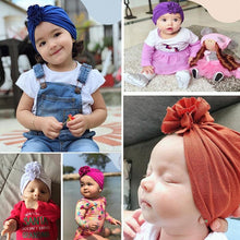 Load image into Gallery viewer, Baby Girls Head Wrap Turban Headbands Hair Accessories For Girls Baby Kids elegent Design Bow