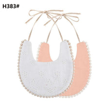 Load image into Gallery viewer, Infant Baby Bib Kid Toddler Dinner Feeding Tassel Double-side Cotton Linen Burp Cloths Saliva Towel For Baby