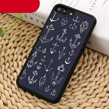 Load image into Gallery viewer, Classical Small Anchors Phone Case Cover For Iphone 14 5 6s 7 8 Plus X Xr Xs 11 12 13 Pro Max Ultra Plus Transparent Mobile Phone Case Anchor Phone Cover