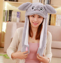 Load image into Gallery viewer, Modern Elegant Winter Interesting Girls Animals Ear Moving Jumping Hats Children and Adults Women Warm Rabbit Winter Caps In Modern Design