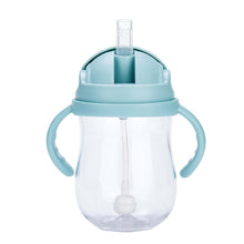 Load image into Gallery viewer, Water Straw Drinking Feeding Bottle Silicone Leakproof With Handles Wide Mouth Suction Babies Cups Bottles for Kids
