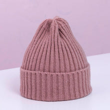 Load image into Gallery viewer, Winter Warm Baby Hat Fur Pompom Knitted Baby Hat Cap Infant Toddler Kids Hat Beanie In Modern Designer Style
