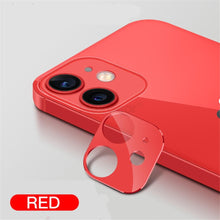 Load image into Gallery viewer, Camera Lens Tempered Glass For iPhone 12 11 Pro Max 12 Mini Full Cover Camera Ring Protector Sticker On iPhone12 Anti Scratch Camera Lens Protector 9H HD Camera Tempered Glass
