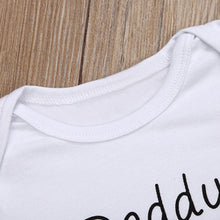 Load image into Gallery viewer, Newborn Kids Baby Girls Boys Clothes Father's Day Letter Print Romper Bodysuit For Baby For Girls And Boys Dadies & Momies Miracle Print