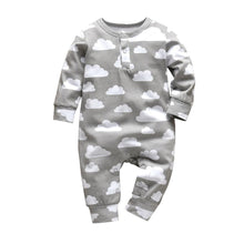 Load image into Gallery viewer, Newborn Baby Rompers Pajama Cotton Cute Letter I Love Daddy and Mummy Long Sleeve rompers Clothes For Baby Kids