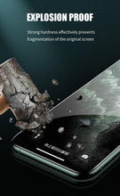 Load image into Gallery viewer, 5D Curved 9H Tempered Glass For iPhone X XR XS 11 12 13 14 Pro Max 6 6S 7 8 Plus SE Mini Full Cover Screen Protector Film 9H Hardness Bubble Free Easy Installation Screen Protective Film