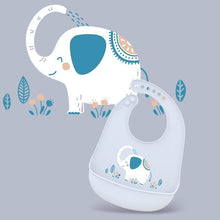 Load image into Gallery viewer, Trend NEW Baby Adjustable Picture Waterproof Saliva Dripping Soft Silicone Bibs For Girls and Boys Kids