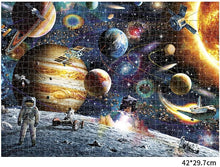 Load image into Gallery viewer, 1000 Pieces Wooden Assembling Picture Space Travel Landscape Puzzles Toys For Adults Children And Kids Home Game Fun