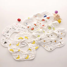 Load image into Gallery viewer, Unisex 360 Degree Rotation 8 Layers Gauze For Baby Kids Burp Cloth For Newborn Infant Saliva Towel