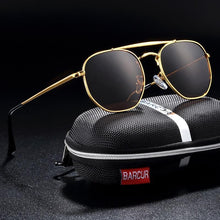Load image into Gallery viewer, Luxury Famous Original Square Sunglasses for Men and Woman Polarized Hexagon Sunglasses Oculos De Sol gafas lunette de soleil femme WIth UV400 Protection