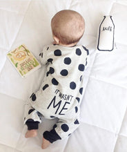 Load image into Gallery viewer, Modern Printed Baby Boys and Girls Romper Cotton Long Sleeve Jumpsuit for Infant Clothing Newborn Baby Kids