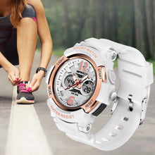 Load image into Gallery viewer, Fashion New Women Sports Waterproof 50m Watch With Digital LED Ladies Shock Display in Military Electronic Army Style