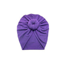 Load image into Gallery viewer, Infant Baby Headbands Solid Cotton Knot Turban Headband For Girls Beanie Hat Headwear For Girls