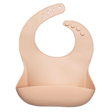 Load image into Gallery viewer, Silicon Breastplate Baby Bib Waterproof Solid Infant Bandana Bibs Newborn Feeding Burp Cloth Bib For Kids