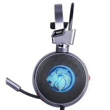 Load image into Gallery viewer, STEVVEX N43 Stereo Gaming Headset 7.1 Virtual Surround Bass Gaming Earphone Headphone with Mic LED Light for Computer PC Gamer (N43)