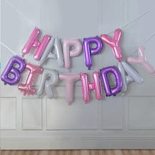 Load image into Gallery viewer, 13pcs Luxury Happy Birthday Decoration Balloons Rose Gold Letter Foil Ballons Birthday Party Decorations Globos Balony Anniversaire For Birthdays and Celebrations