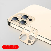 Load image into Gallery viewer, Camera Lens Tempered Glass For iPhone 12 11 Pro Max 12 Mini Full Cover Camera Ring Protector Sticker On iPhone12 Anti Scratch Camera Lens Protector 9H HD Camera Tempered Glass