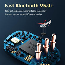 Load image into Gallery viewer, STEVVEX Wireless Headphones Bluetooth Earphones 5.0 with Mic Sports Waterproof Headsets Touch Control Mini In-ear Music Earbuds