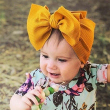 Load image into Gallery viewer, Big Bow Knot Solid Elastic Hairband Headband Stretch Turban Head Wrap Headwear