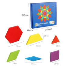 Load image into Gallery viewer, 155pcs Wooden Puzzle Board Set Colorful Baby Educational Toys for Children Learning Developing Toy For Kids Puzzle