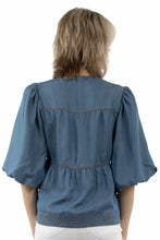 Load image into Gallery viewer, Honey Creek Embroidered Flows - Women's Western Blouse