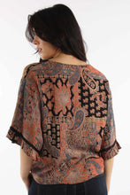 Load image into Gallery viewer, Honey Creek Paisley Petals - Women's Western Blouse
