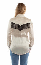 Load image into Gallery viewer, Honey Creek Loop Fringe - Women's Western Blouse