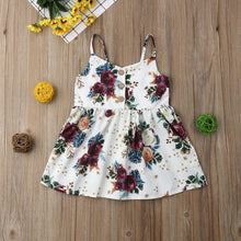Load image into Gallery viewer, Luxury Handmade Summer Toddler Baby Girls Dress Flower Sleeveless V Neck Party Dress For Girls In Elegant Summer Design