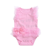 Load image into Gallery viewer, Infant Girls Bodysuits No Sleeve Baby Clothes Summer Newborn Baby Clothes Outfit Infant Romper Jumpsuit for Girls