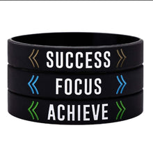 Load image into Gallery viewer, Silicone Wristband Rubber Band Motivational Bracelet For Men And Women Perfect Gift Jewelry Cool Style