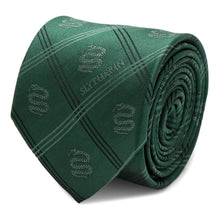 Load image into Gallery viewer, Harry Potter Slytherin Plaid Tie