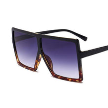 Load image into Gallery viewer, Oversized Luxury Trend New Woman Sunglasses With Black Fashion Square Glasses And Big Frame Sunglasses In Modern Glasses Famous Style