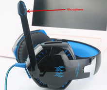 Load image into Gallery viewer, NEW STEVVEX Modern G2000 G9000 Gaming Headsets Big Headphones with Light Mic Stereo Earphones Deep Bass for PC Computer, Laptop and Gaming