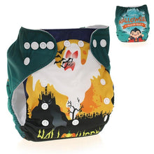 Load image into Gallery viewer, Baby Pocket Cloth Diaper Nappy Reusable Adjustable Washable No Inserts Nappie For Baby In Modern Printed Style
