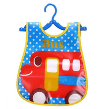 Load image into Gallery viewer, Adjustable Baby Bibs Waterproof Lunch Feeding Bibs Baby Cartoon Feeding Cloth Children Baby Bib for Kids