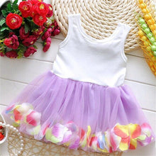 Load image into Gallery viewer, Kids Baby Girls Beautiful Flower Dress Princess Summer Sleeveless Mini Tutu Dress For Modern Baby Girls